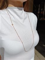 Vicenza - Piazzetta Palladio 2 - Collar Crivelli Mujer TIFFANY in Oro rosa Diamante 1.16 Ct 212-L1468 OR - 212-L1468 OR
